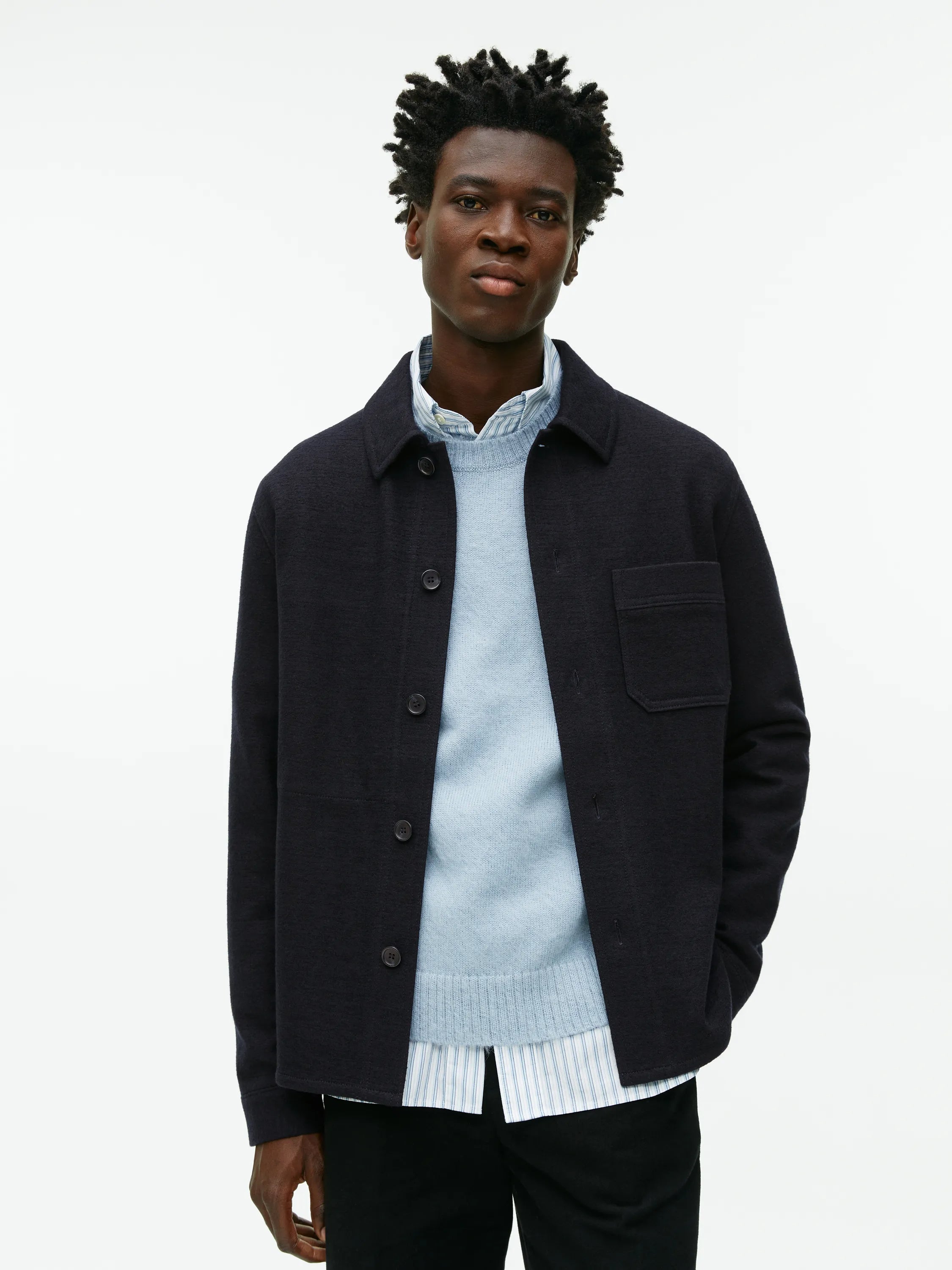 Jersey Wool Overshirt