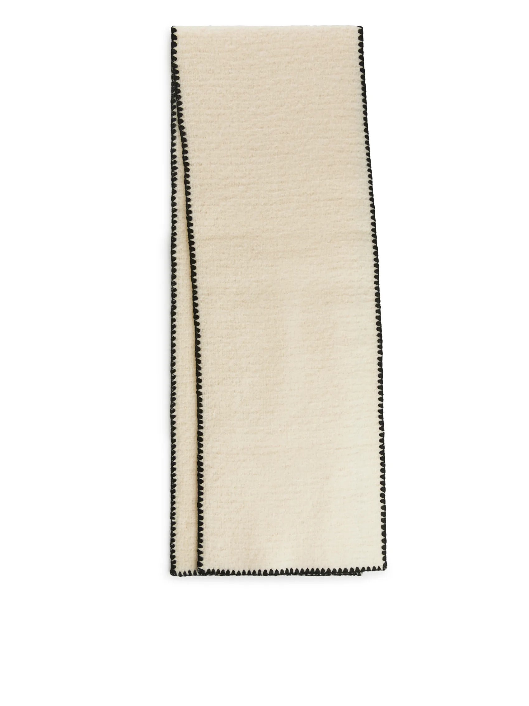 Blanket Stitch Wool Scarf