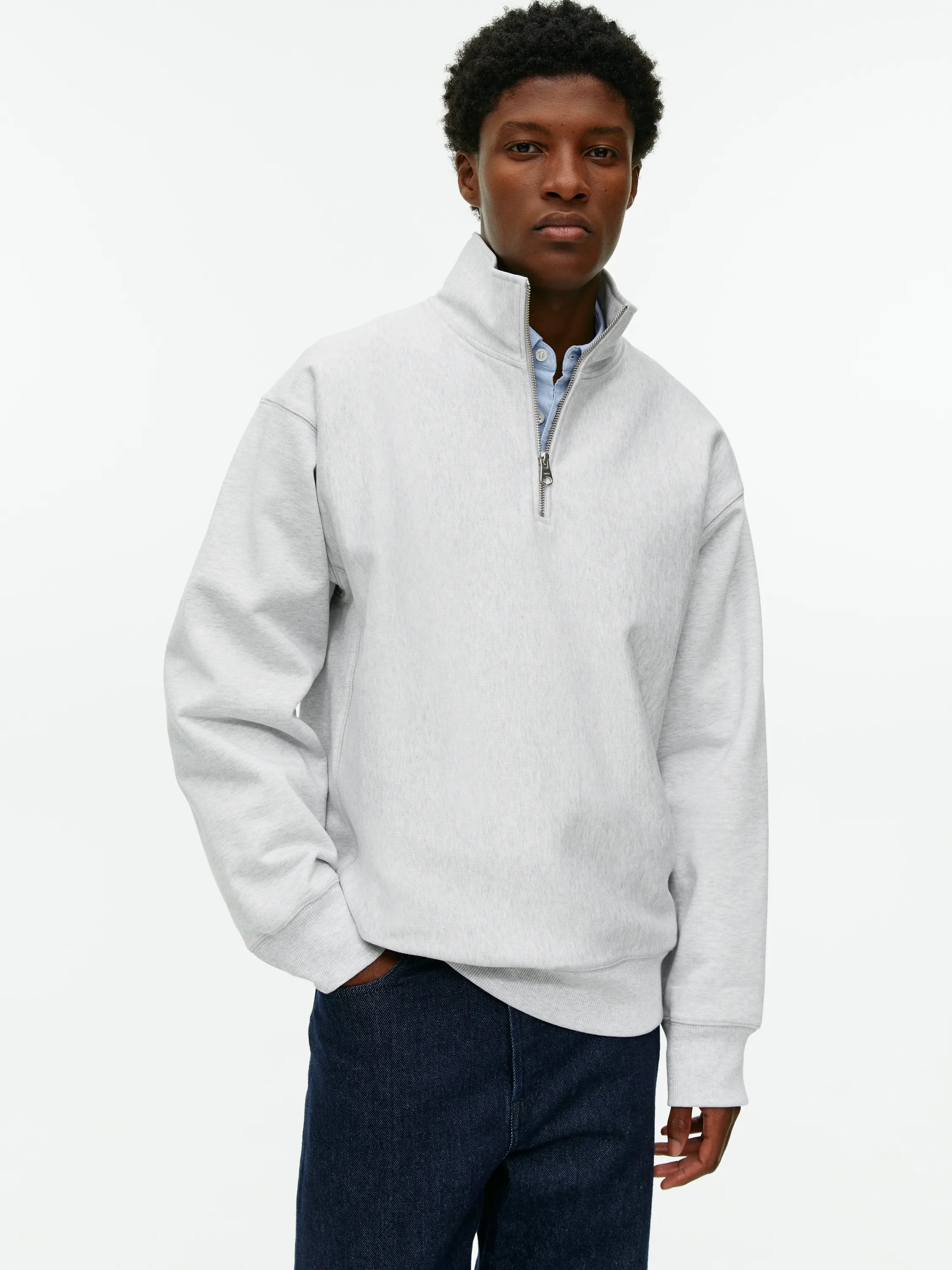 Heavyweight Half-Zip Sweatshirt
