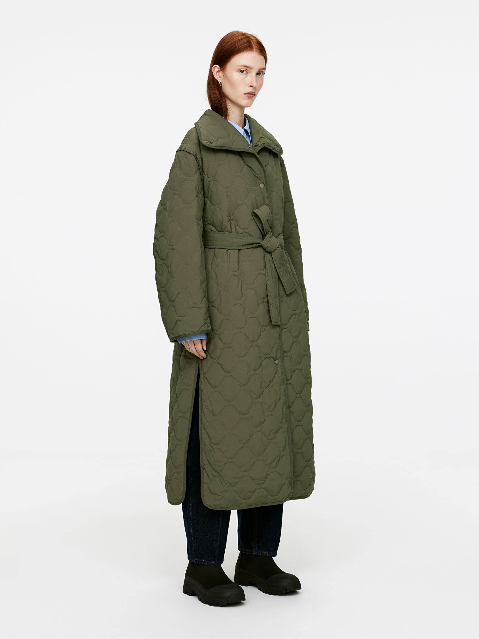 Upcycled Down Liner Coat