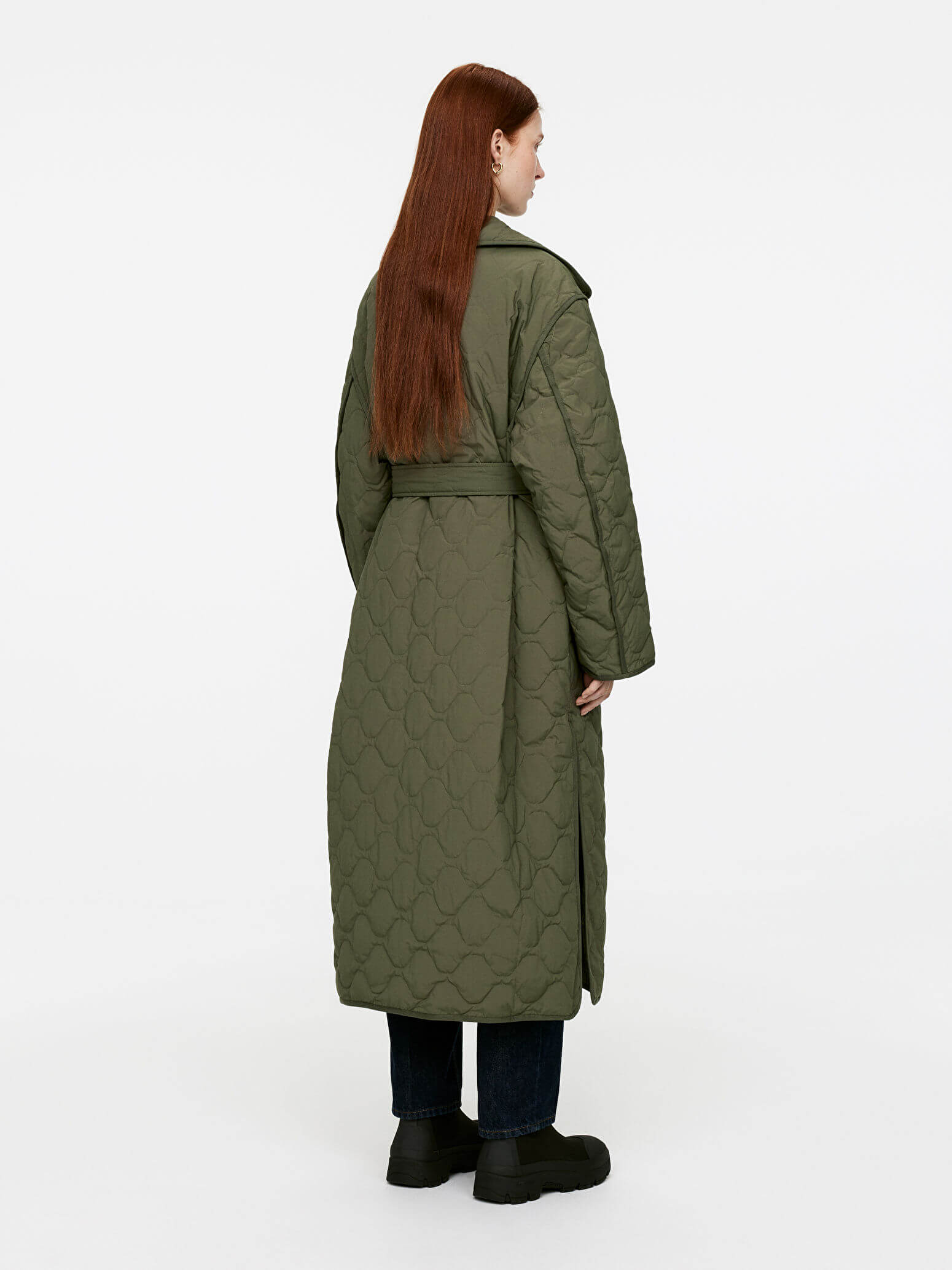 Upcycled Down Liner Coat