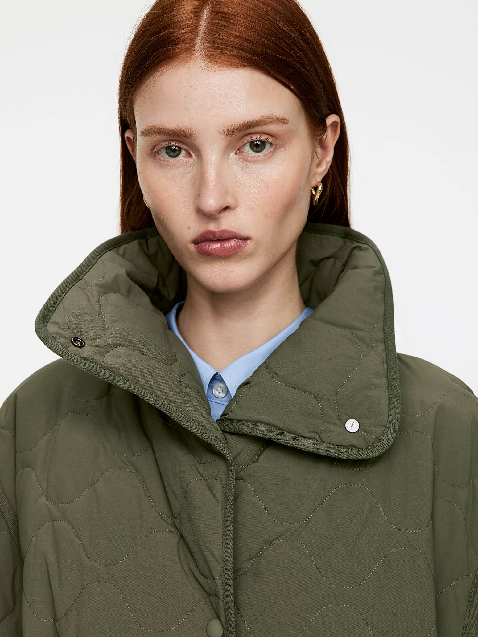 Upcycled Down Liner Coat
