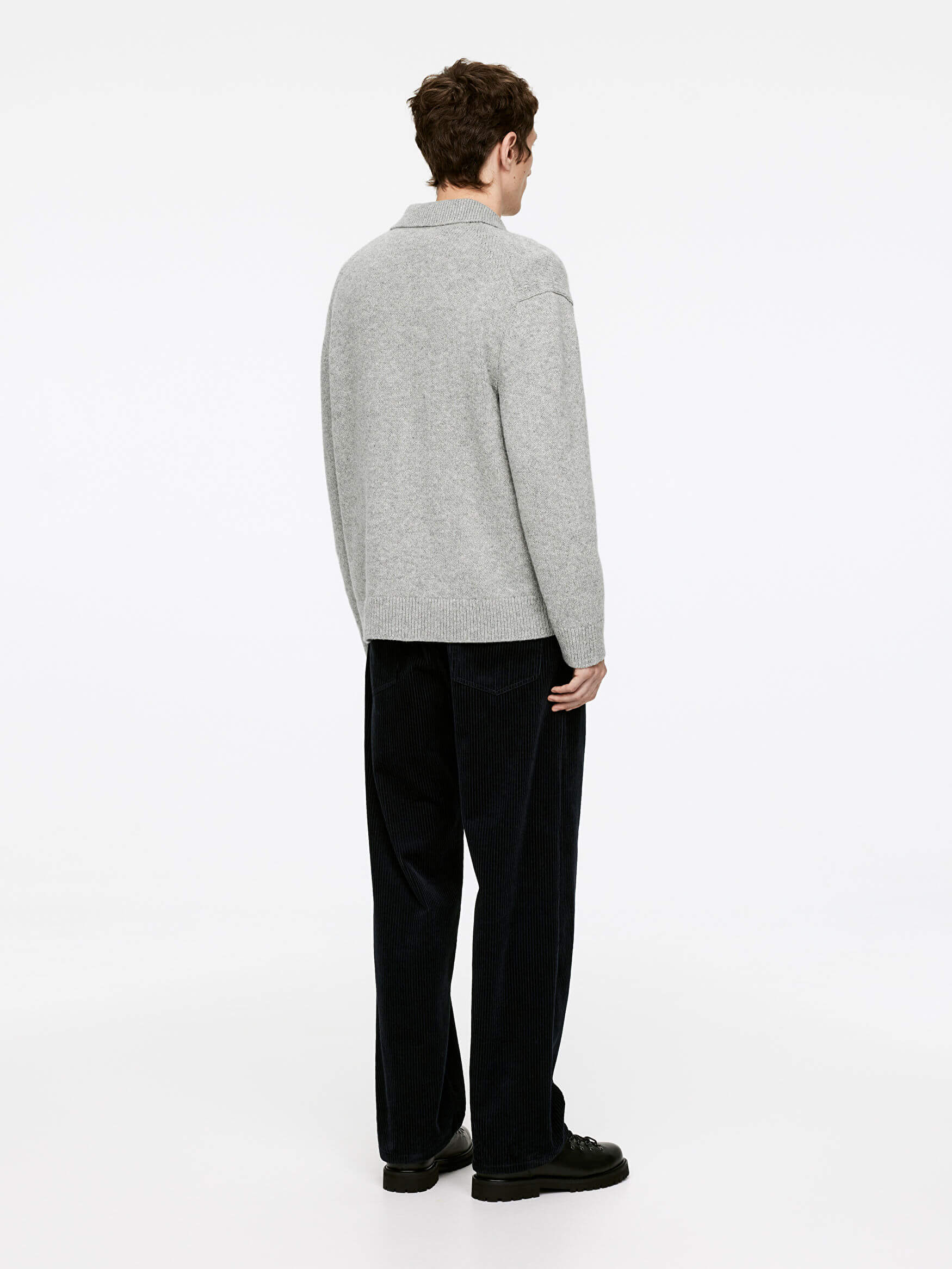 Wool Zip Cardigan