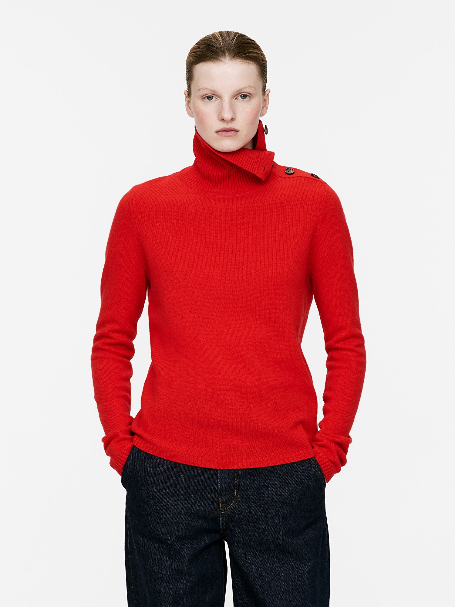 Soft Merino Wool Roll-Neck