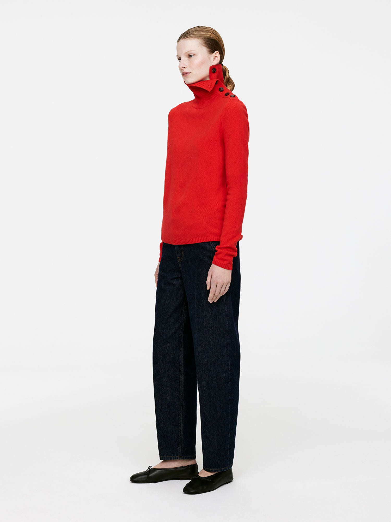 Soft Merino Wool Roll-Neck