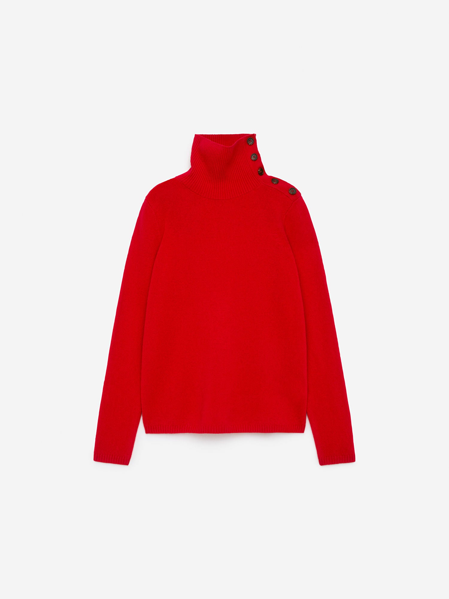Soft Merino Wool Roll-Neck