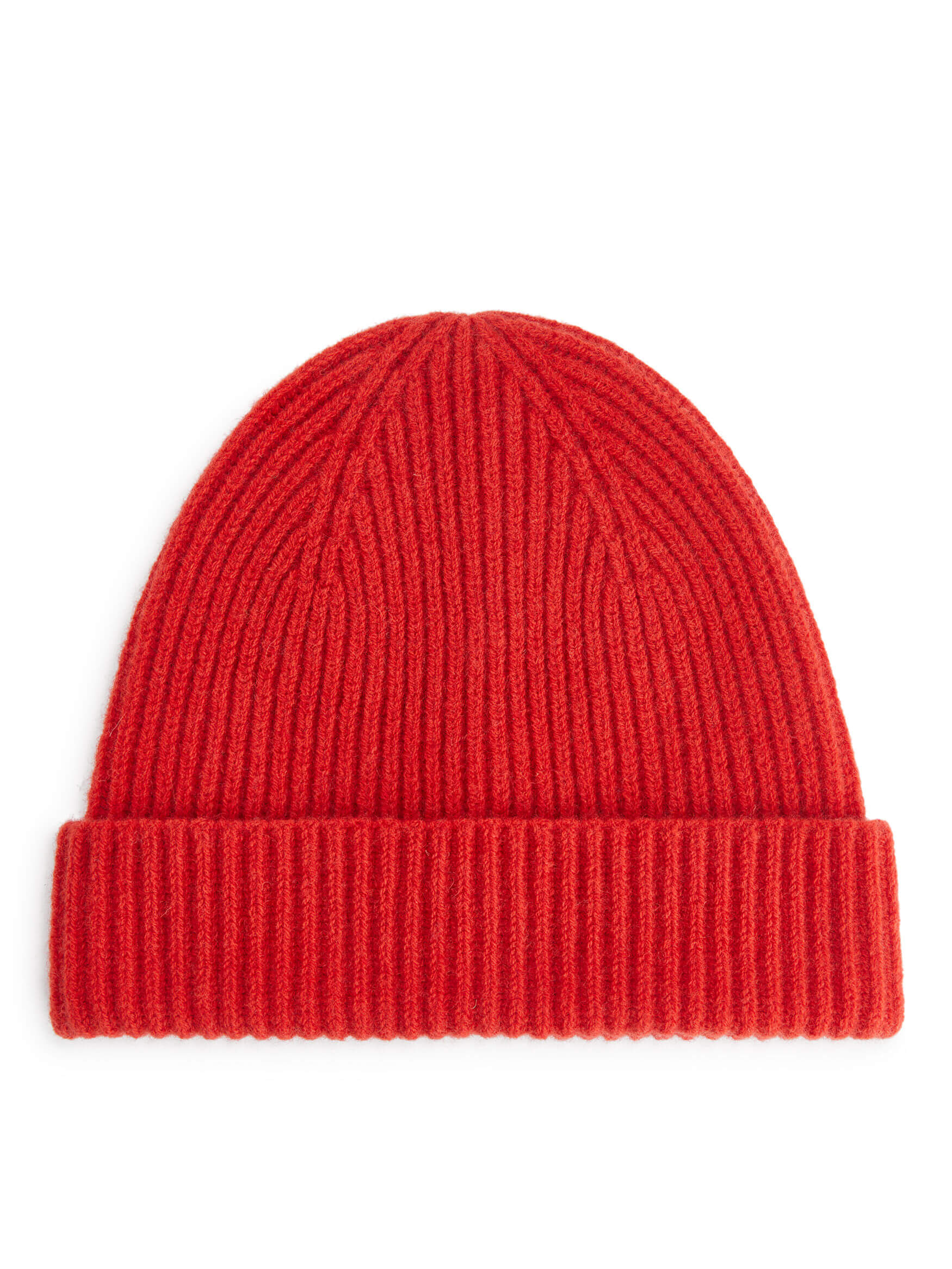 Rib-Knit Wool-Blend Beanie