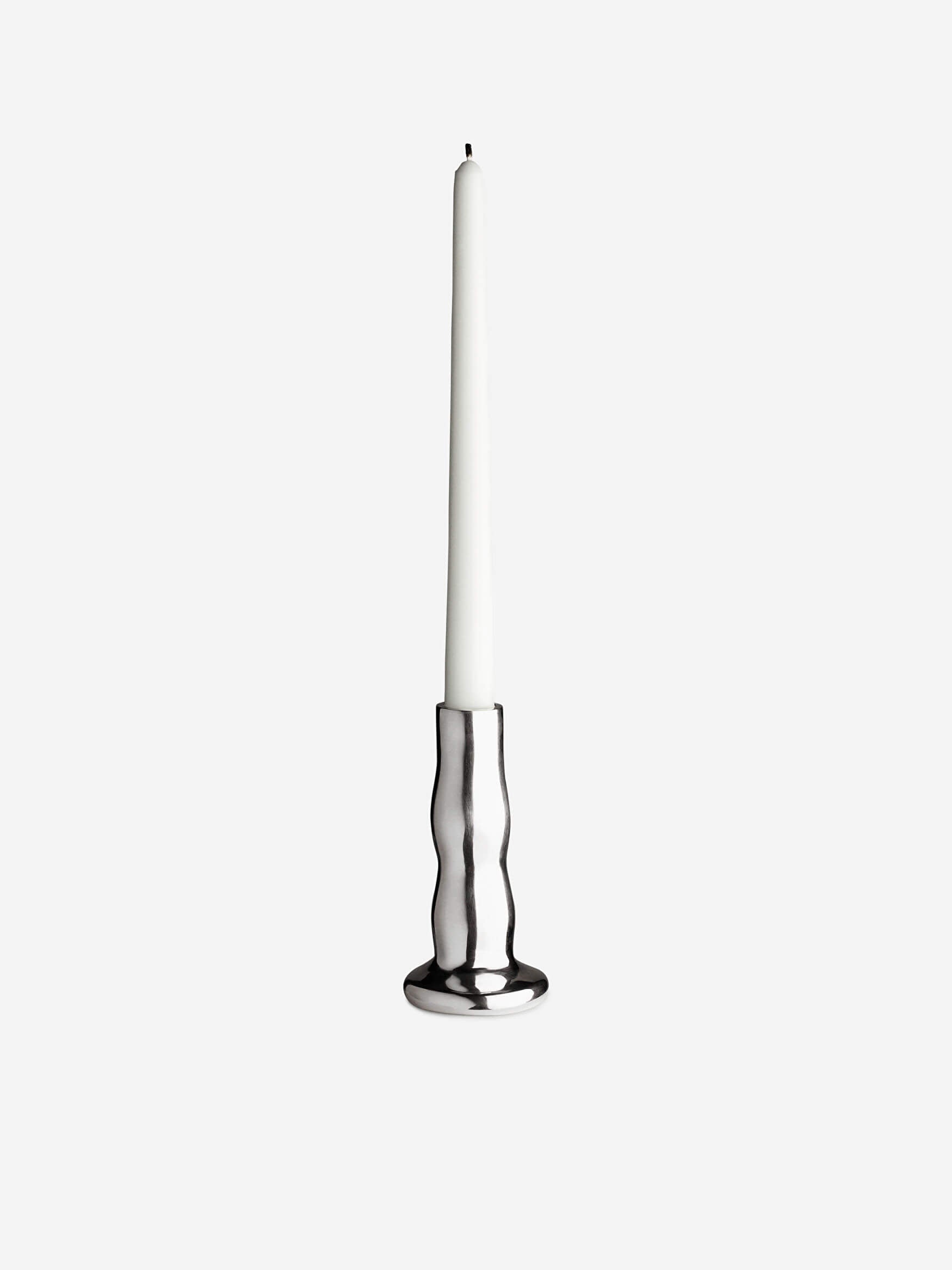 Silver-Plated Candle Holder