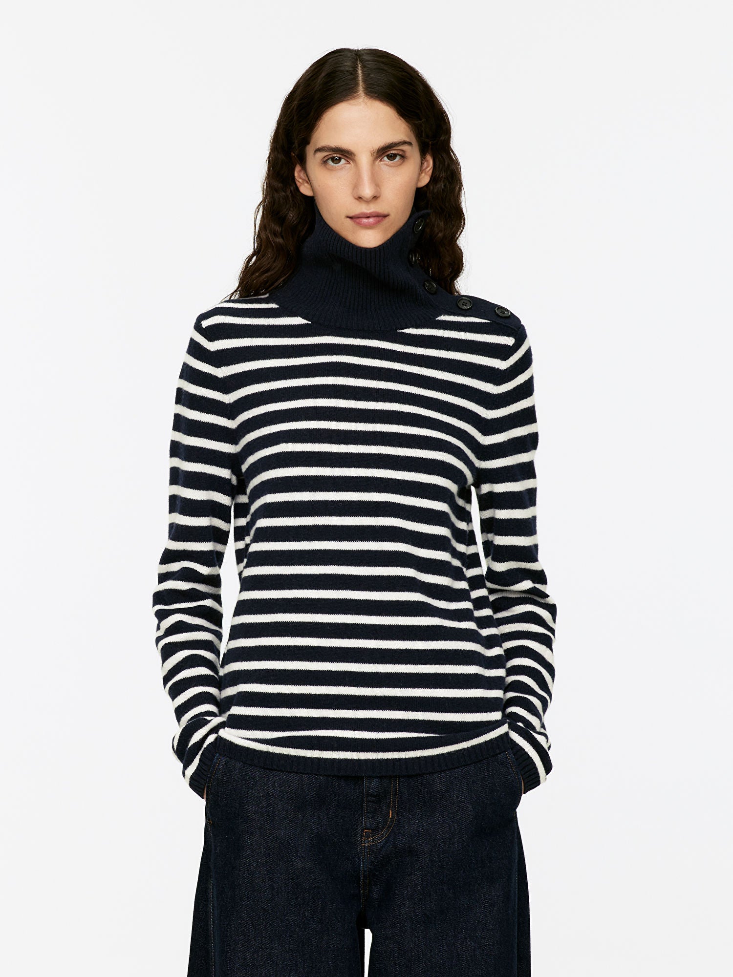 Soft Merino Wool Roll-Neck