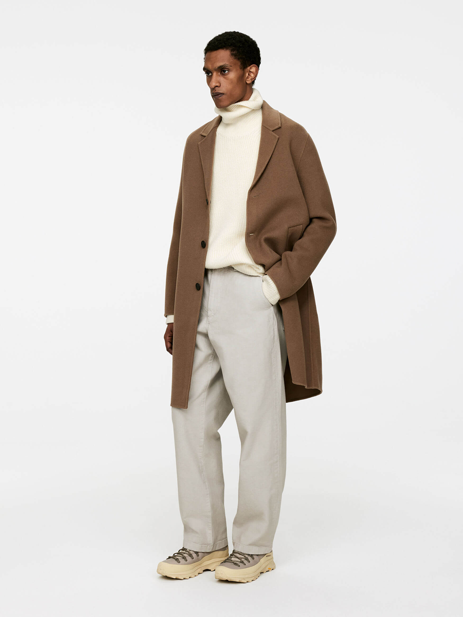 Heavy Wool Roll-Neck Jumper